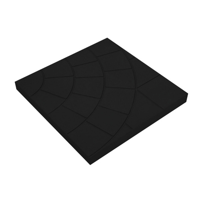 Резиновая плитка "Паутинка" 20мм 350*350 Чёрный	